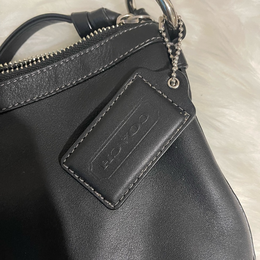 ✨COACH PARK LEATHER DUFFLE F19729 BLACk VINTAGE EXCELLENT CONDITION - Picture 3 of 9